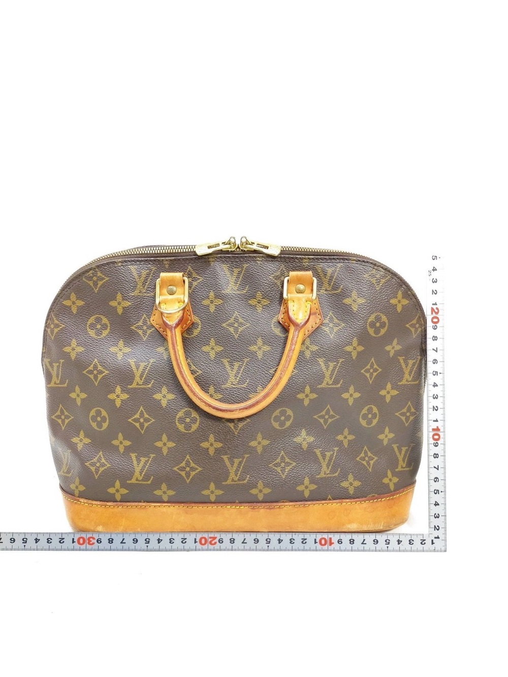 Louis Vuitton LV Hand Bag Alma Brown Monogram - Picture 2 of 12